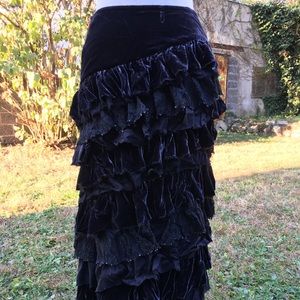 *Sample* Ruffled maxi skirt